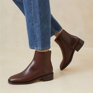 Loeffler Randall Beck Low Heel Bootie, Espresso, SZ 7